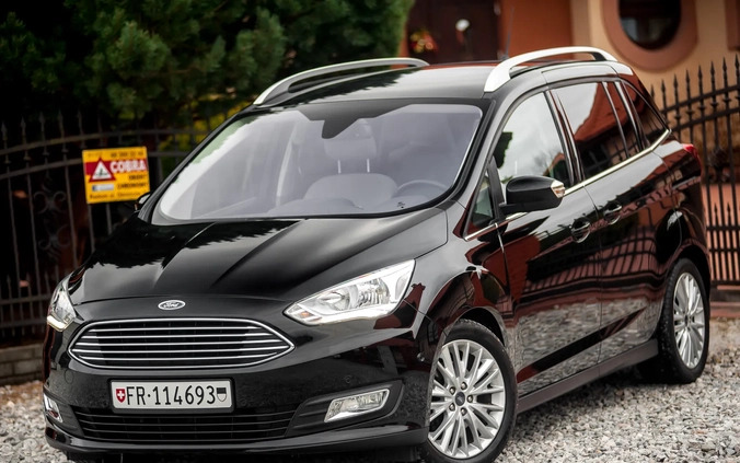 Ford Grand C-MAX cena 45900 przebieg: 120757, rok produkcji 2017 z Zagórz małe 781